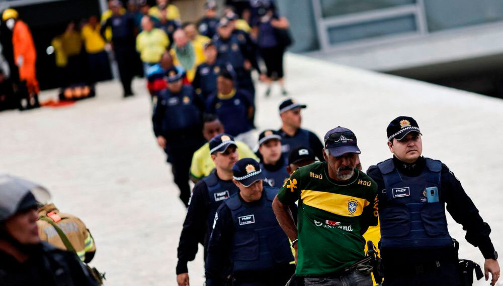 CNJ: 1,4 mil pessoas estão presas por ataques em Brasília 