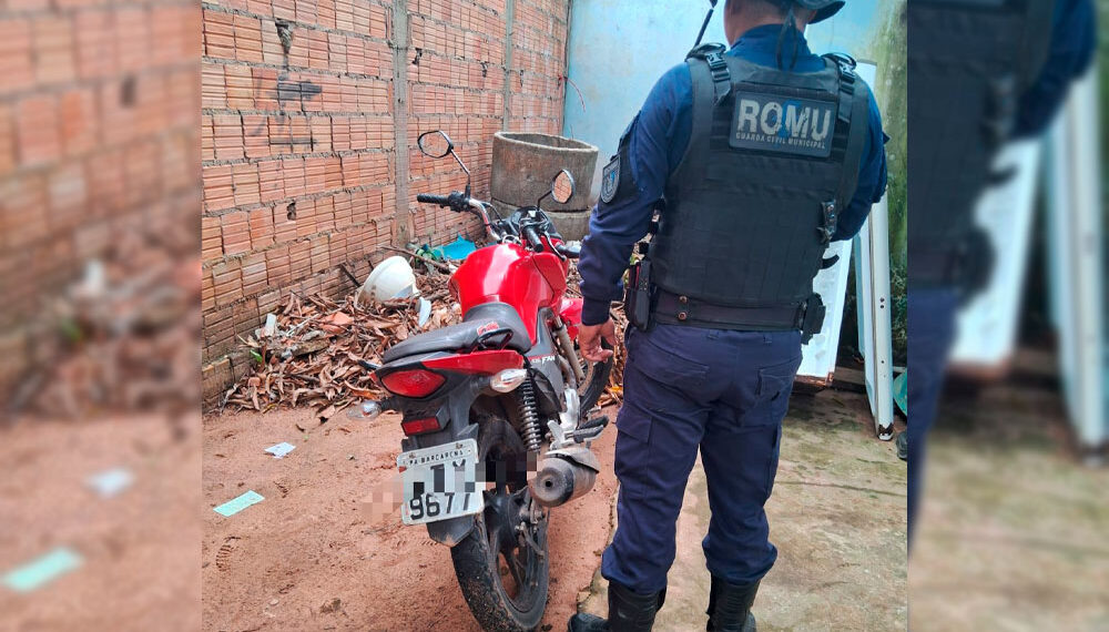 ROMU recupera mais uma motocicleta roubada em Parauapebas 